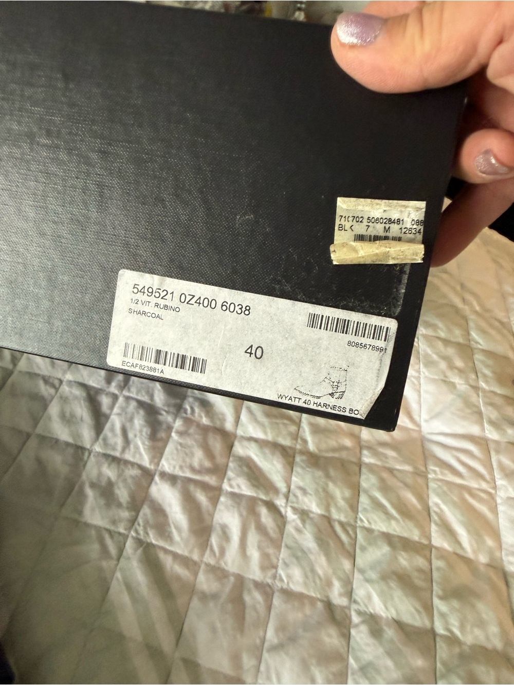 Saint Laurent Black Leather Harness Boots - Picture 4 of 4